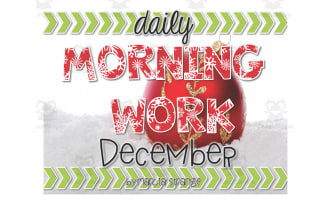 Daily Morning Work for December