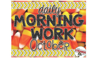 Daily Morning Work for October