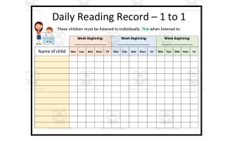 Daily Reading Record