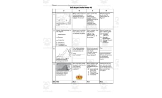 Daily Virginia Studies Review #2 (SOLs 2, 3, 5, and 6)