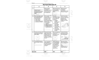 Daily Virginia Studies Review #4 (SOLs 8, 9 and 2)