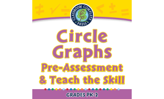 Data Analysis & Probability: Circle Graphs - Pre-Assessment & Teach the Skill - PC Software