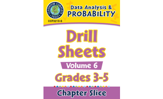 Data Analysis & Probability: Drill Sheets Vol. 6 Gr. 3-5
