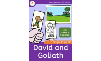 David and Goliath - Finger Puppets - Bible story