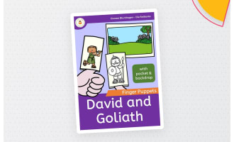 David and Goliath - Finger Puppets - Bible story