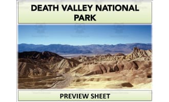 Death Valley National Park Geography Unit