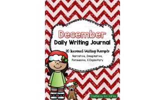 December Daily Writing Journal