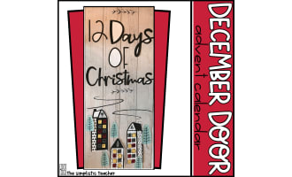 December Door Set: 12 Days of Christmas Advent Calendar