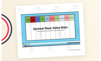 Decimal Place Value Charts – 7 Mat Variations