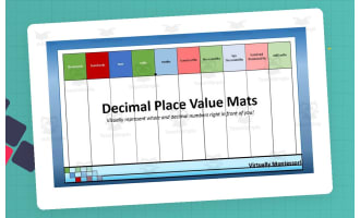 Decimal Place Value Mats