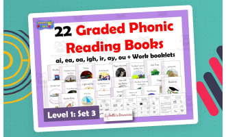 Decodable Phonic Reading Books: ai, ea, oa, igh, ir, ay, ou
