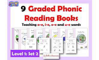 Decodable Phonic Reading Books: Long Vowel/Silent E/ CVCE