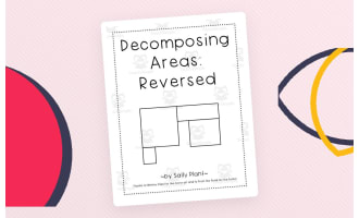 Decomposing Areas: Reversed Worksheet
