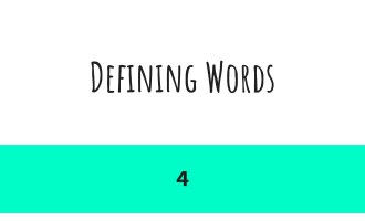 Defining Words Sample - Vocabulary Grade 3-4 (PPT)