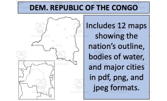 Democratic Republic of the Congo Map Resources