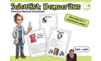 Democritus – Introducing a Pioneer of Atomic Theory | PDF + H5P