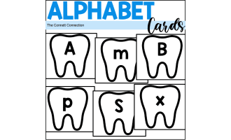 Dental Health Alphabet Cards