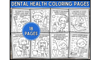 Dental Health Coloring Pages | Dental Hygiene Colorig Pages