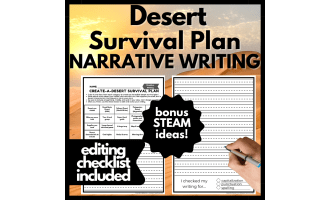 Desert Survival Plan Writing Challenge | Geography & Skills!