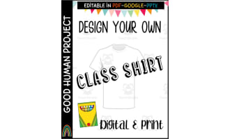 Design a Class Shirt | End of Year Activity
