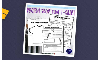 Design your Own T-Shirt Activity