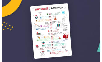 Differentiated Christmas crossword for ESL learners