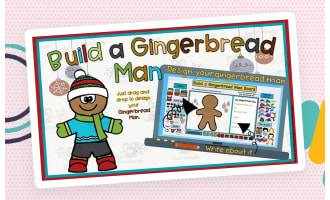 Digital Art & Creative Writing Activity: Build a Gingerbread Man
