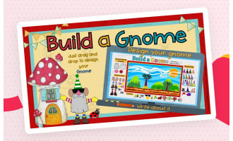 Digital Art & Creative Writing Activity: Build a Gnome