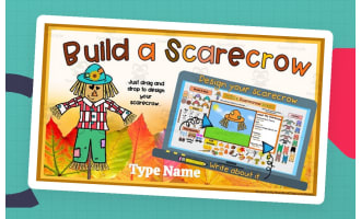 Digital Art & Creative Writing Activity: Build a Scarecrow