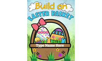 Digital Art & Creative Writing Activity: Build an Easter Basket