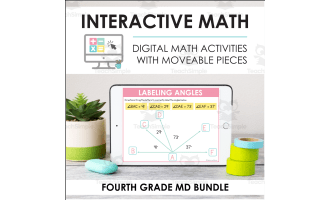 Digital Math for 4th Grade MD Standards - (BUNDLE of Slides + Self-Grading Quiz)