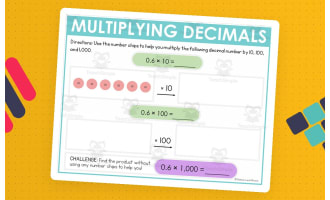 Digital Math for 5.NBT.2 - Understand the Place Value System (Slides + Self-Grading Quiz)
