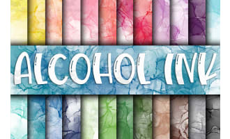 Digital Paper: Alcohol Ink