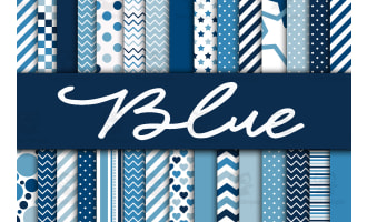 Digital Paper: Blue Digital