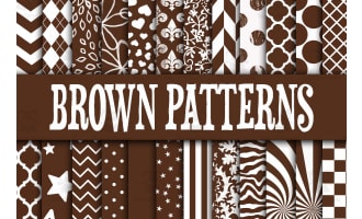 Digital Paper: Brown Designs