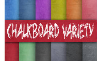 Digital Paper: Chalkboard Variety