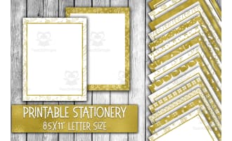 Digital Paper: Christmas Gold