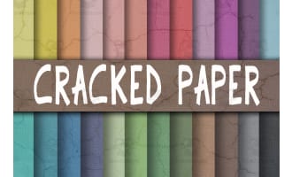 Digital Paper: Cracked Paper Textures
