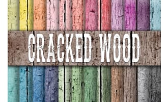 Digital Paper: Cracked Wood Textures