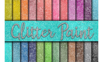 Digital Paper: Glitter Paint