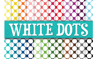 Digital Paper: Large White Dots