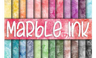 Digital Paper: Marble Ink