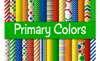 Digital Paper: Primary Colors