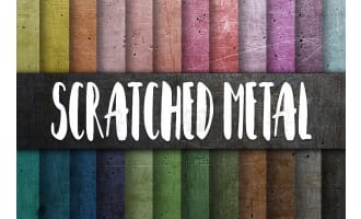 Digital Paper: Scratched Metal Textures