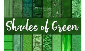 Digital Paper: Shades of Green