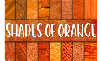 Digital Paper: Shades of Orange