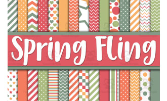 Digital Paper: Spring Fling