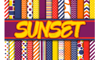 Digital Paper: Sunset