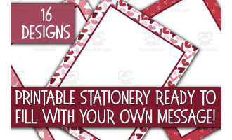 Digital Paper: Sweet Valentine - Letter size