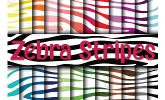 Digital Paper: Zebra Stripes